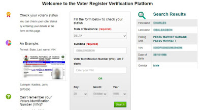 INEC Permanent Voters Card PVC Id Number Online