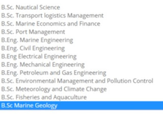 courses offered in Nigerian maritime university