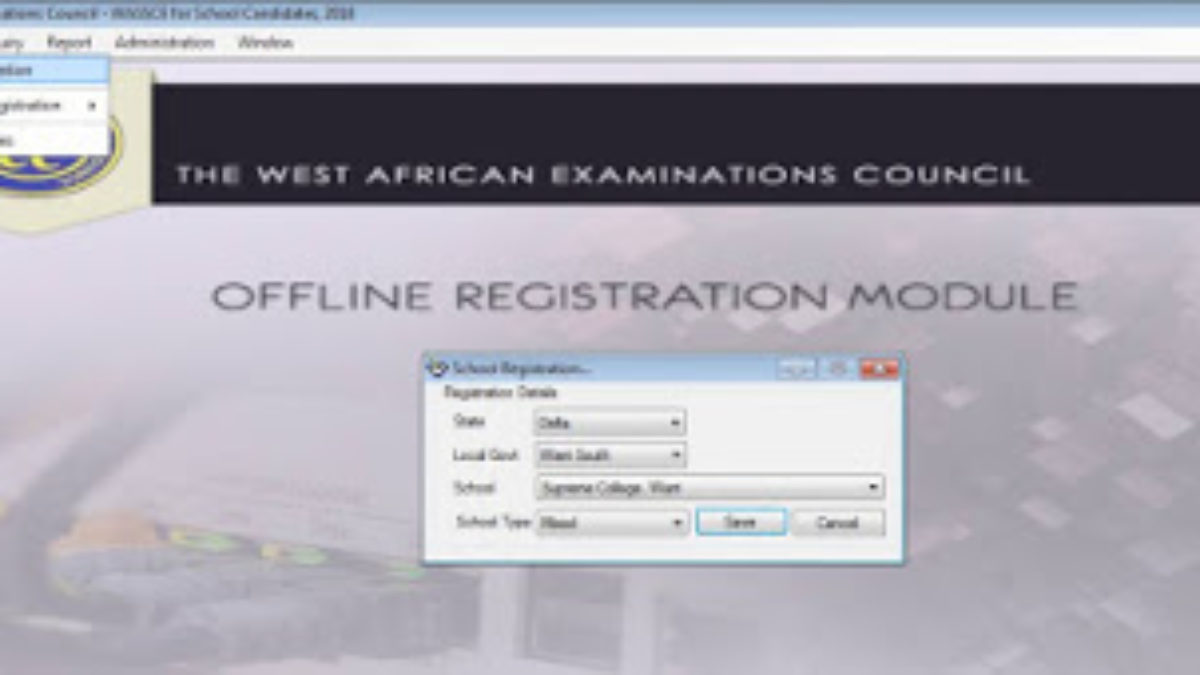 waec offline registration software free