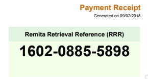 what is the meaning of Remita Retrieval Reference 