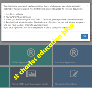 jamb multiple registration