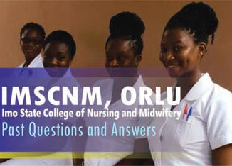 Imo State College of Nursing Past Questions