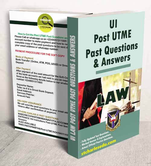 UI Law Post UTME Past Question