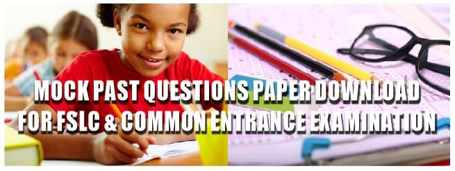 Mock Common Entrance questions for Primary Six,