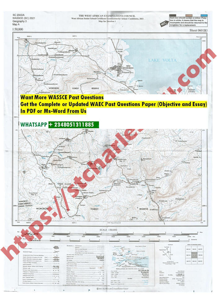 WASSCE Geography Map Reading Practical