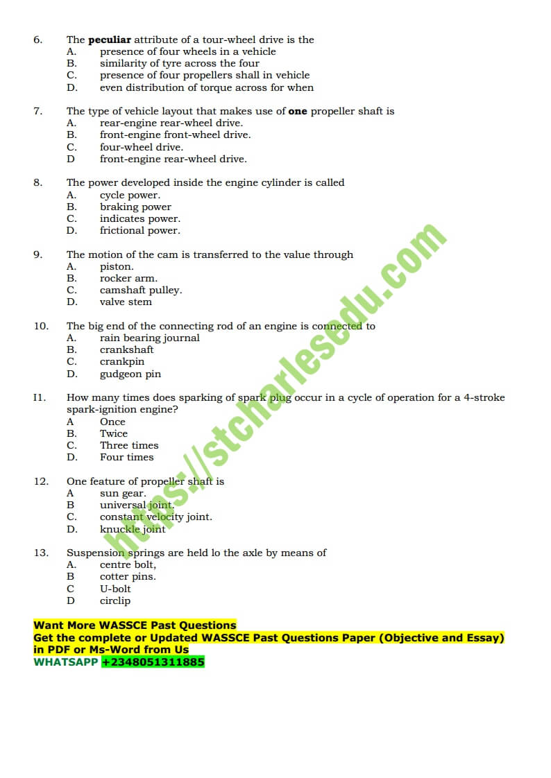 WAEC-Auto-Mech-Work-Questions-Essay-and-Objective