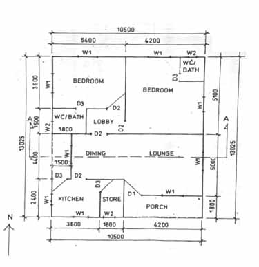 WASSCE Technical Drawing Past Question