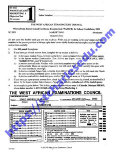2023 waec marketing essay questions and answers