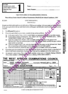 WAEC Civic Education Past Questions And Answers PDF Free Download - St ...